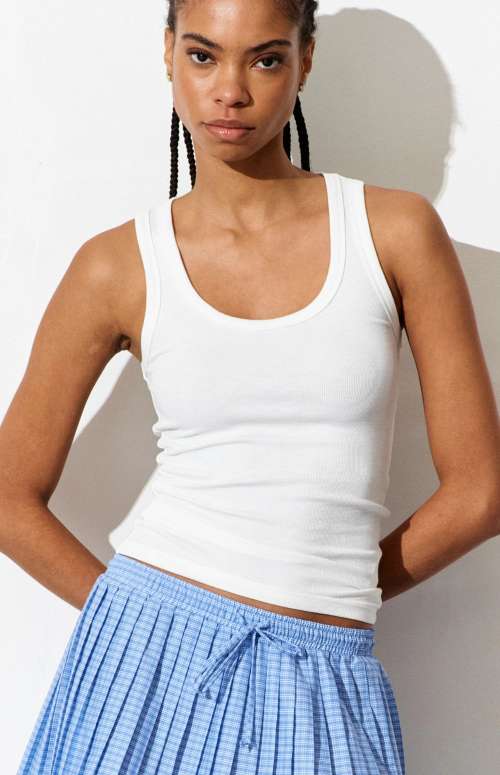 TANK TOP WITH ROUND NECKLINE