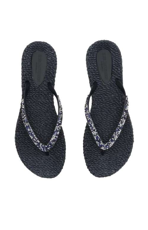 FLIP FLOP WITH RHINESTONES | DARK INGIDO