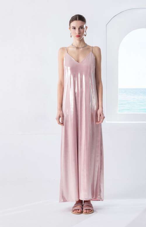 SHINY MAXI DRESS