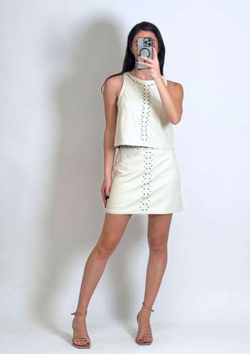 CO-ORD METALLIC HAND EMBROIDERY | TOP & SKIRT
