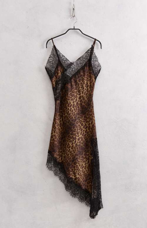 ASYMMETRICAL DRESS WITH LACE