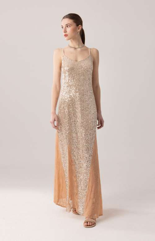 SEQUIN MAXI DRESS