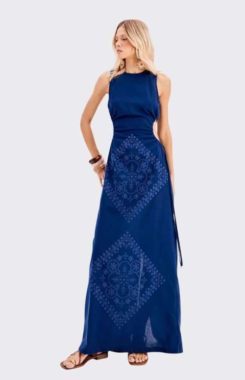 MAXI DRESS WITH CUT OUTS