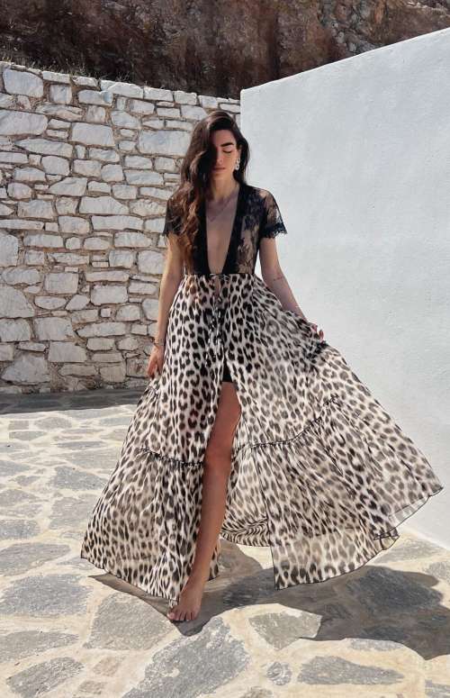 KENYA LEOPARD MAXI DRESS