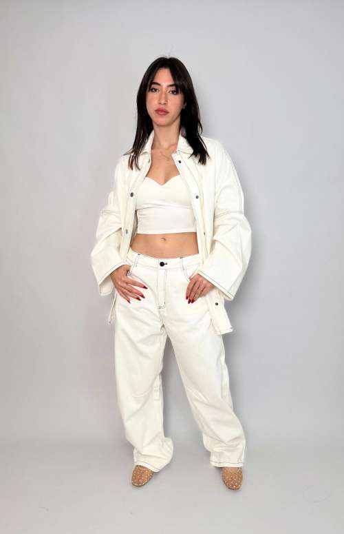 CO-ORD OVERSIZED COTTON DENIM