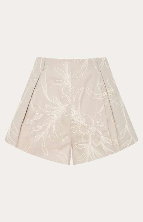 TRAVERSE SHORTS | EMBROIDERED FLORAL OVERLAY