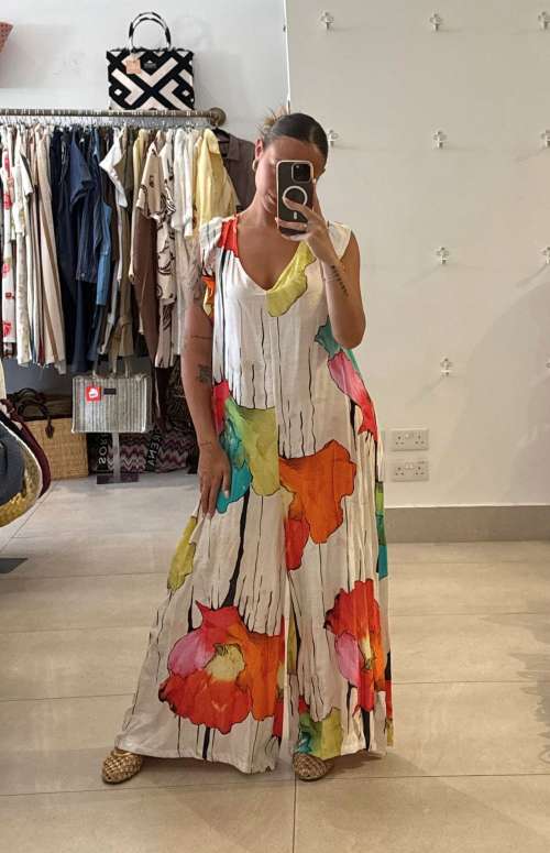PRINTED JUMPSUIT