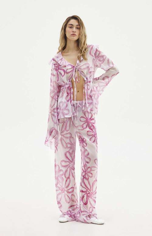 ZINA C THROUGHT PANTS | BLOSSOM