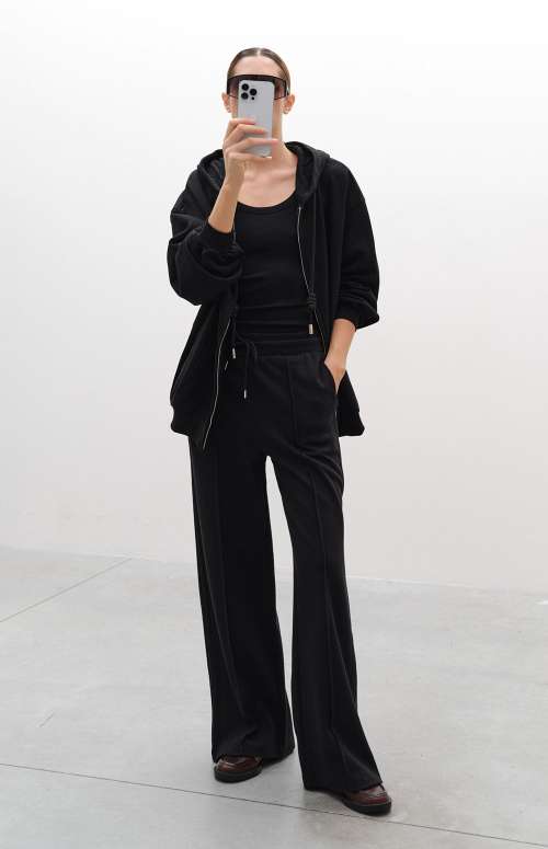 CO-ORD JACKET & SWEATPANTS | BLACK