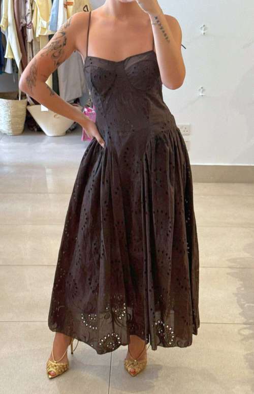 BRODERIE CORSET DRESS