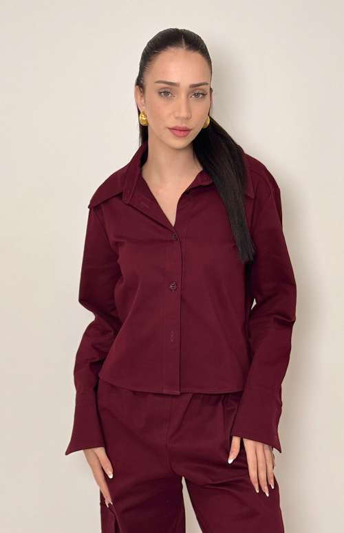 UNISEX OVERSHIRT | BURGUNDY