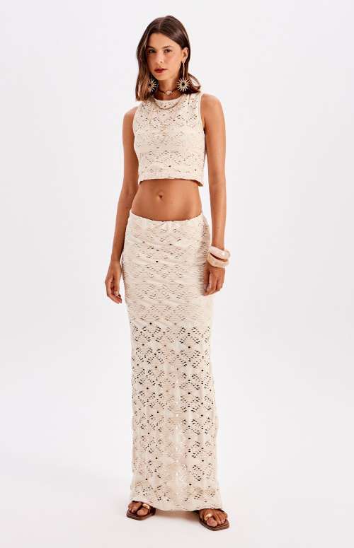 CO-ORD SLEEVELESS TOP & MAXI SKIRT