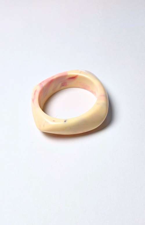BLUSH PINK GEOMETRIC BRACELET