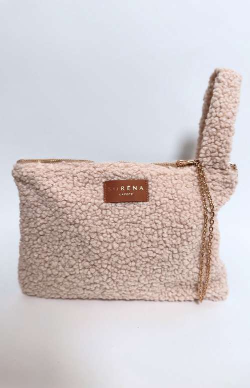 TEDDY CLUTCH | OFF WHITE