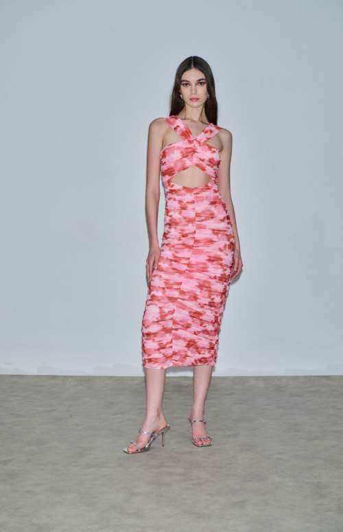 ELOISE DRESS | PINK FLOWERS
