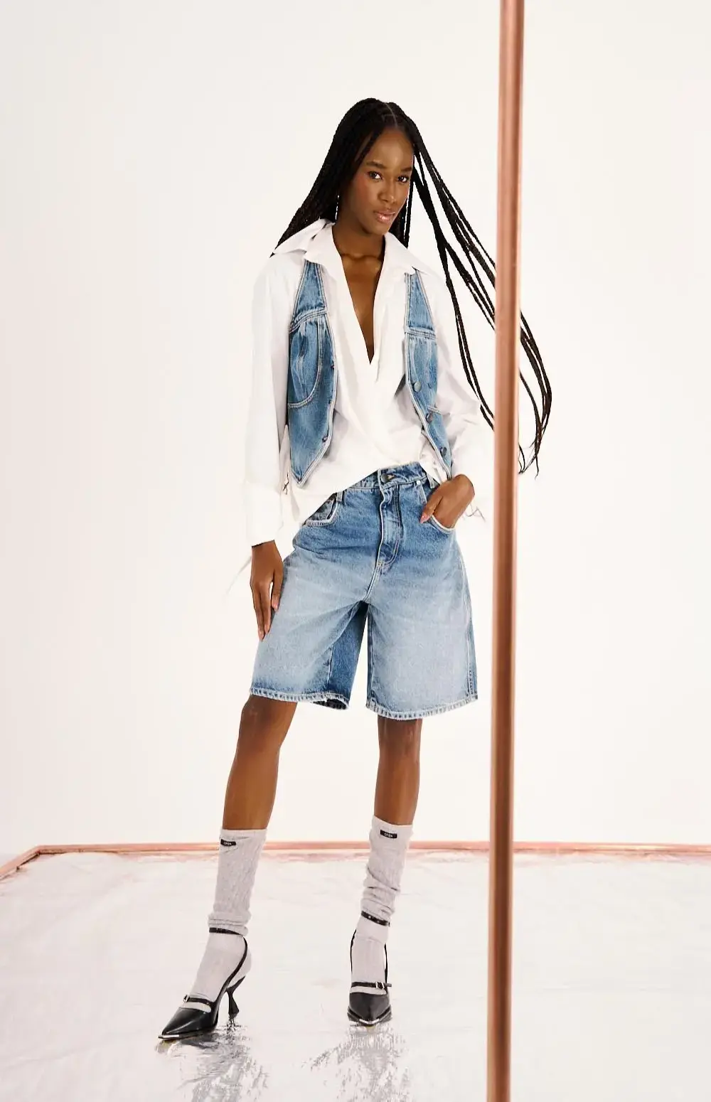 COMFORT BERMUDA JEANS