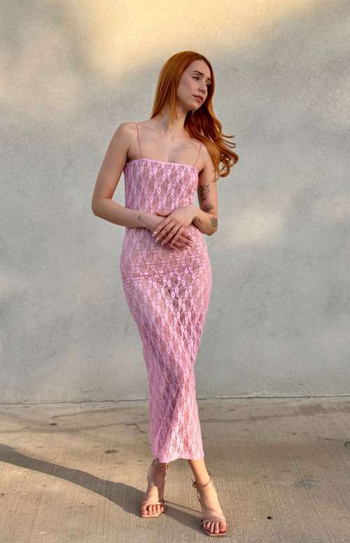 DRESS MAXI LACE