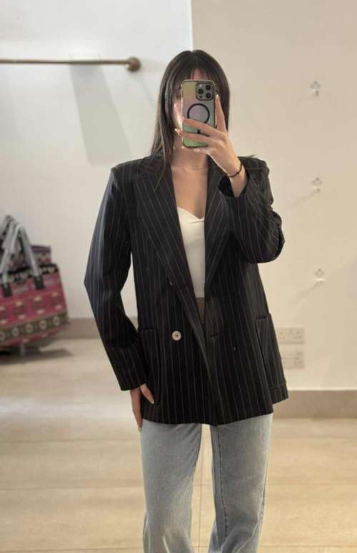 PINSTRIPE BLAZER