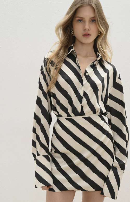 CO-ORD SUNI | SHIRT & MINI WRAP SKIRT