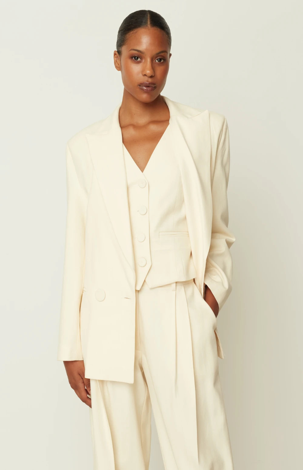 HERRINGBONE BLAZER
