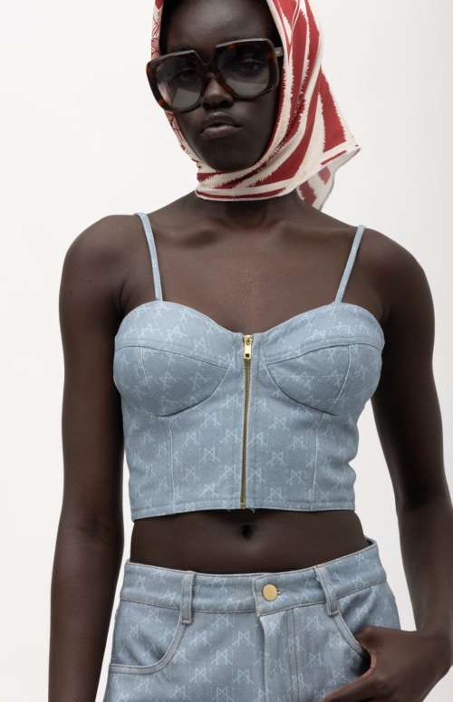 CHIKA BUSTIER MONOGRAM