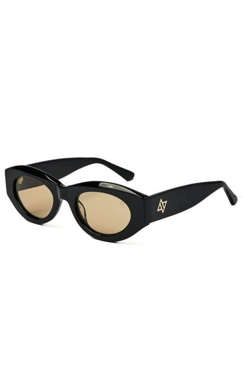 LULU BLACK/BEIGE SUNGLASSES