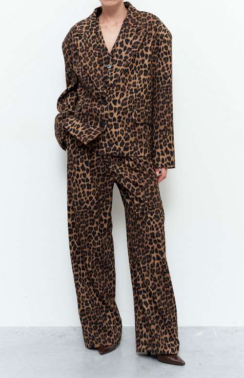 CO-ORD LEOPARD BLAZER & PANTS