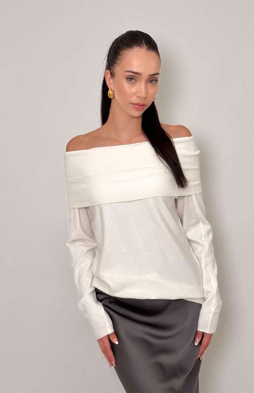 OFF THE SHOULDER TOP | WHITE