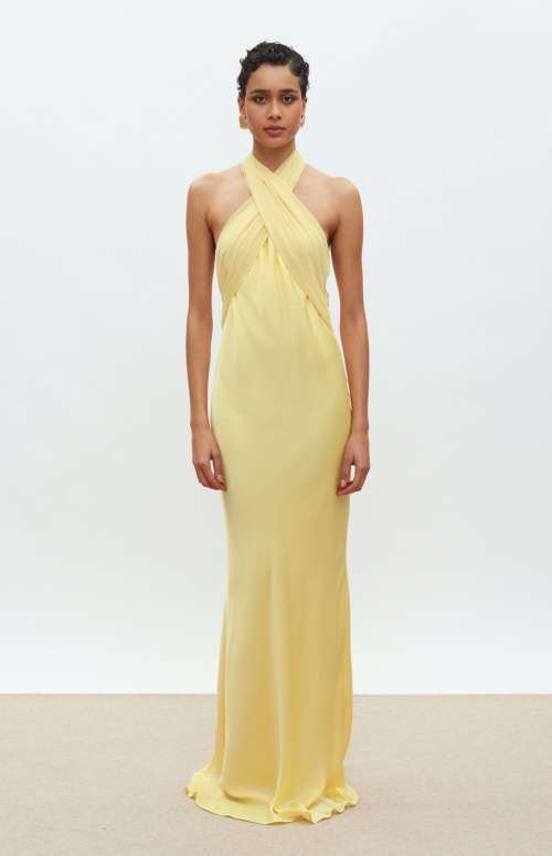 DANAI POLYMORPHIC DRESS | PASTEL YELLOW