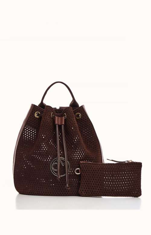 BROWN SUEDE BACKPACK PREMIUM