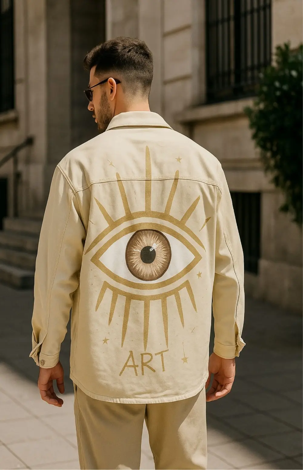 HANDMADE OVERSIZED DENIM JACKET