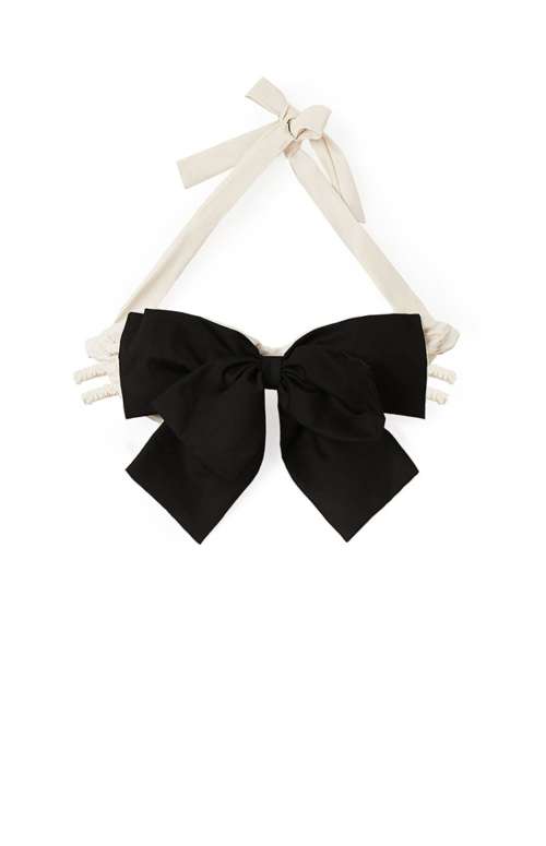 BOW BUSTIER BLACK