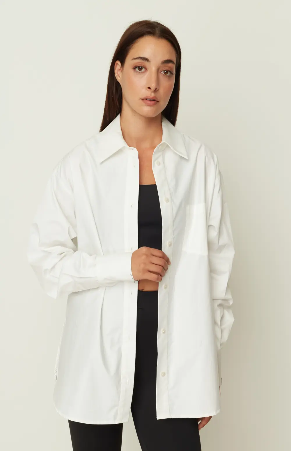 BUTTON BACK SHIRT