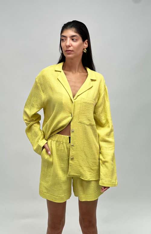 LIME COTTON CO-ORD
