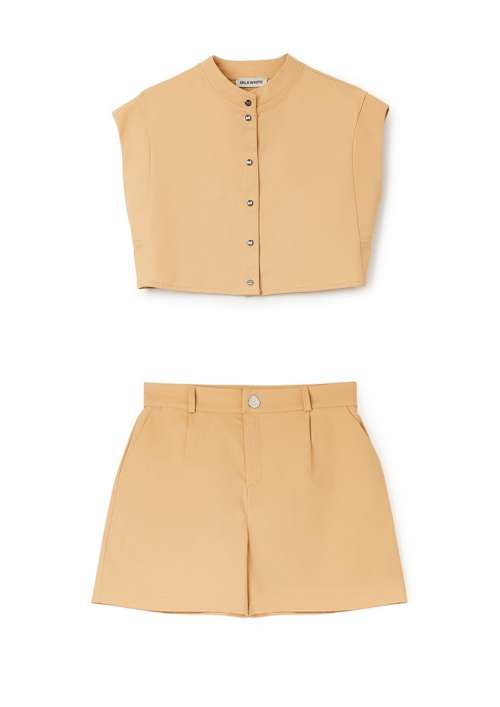 CO-ORD SLEVELESS TOP & SHORTS