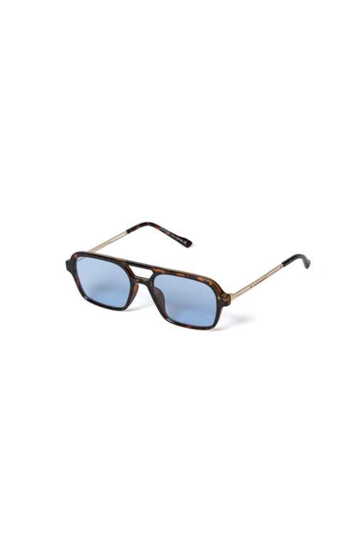 CLEO BROWN/BLUE SUNGLASSES