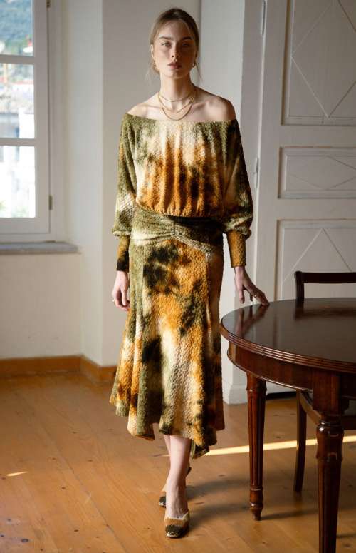 WANDERING DRESS | SMOCKED TIE DYE