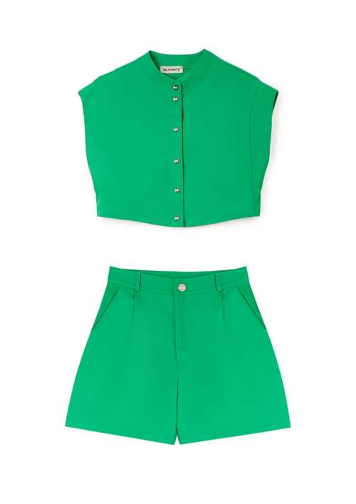 CO-ORD SLEVELESS TOP & SHORTS