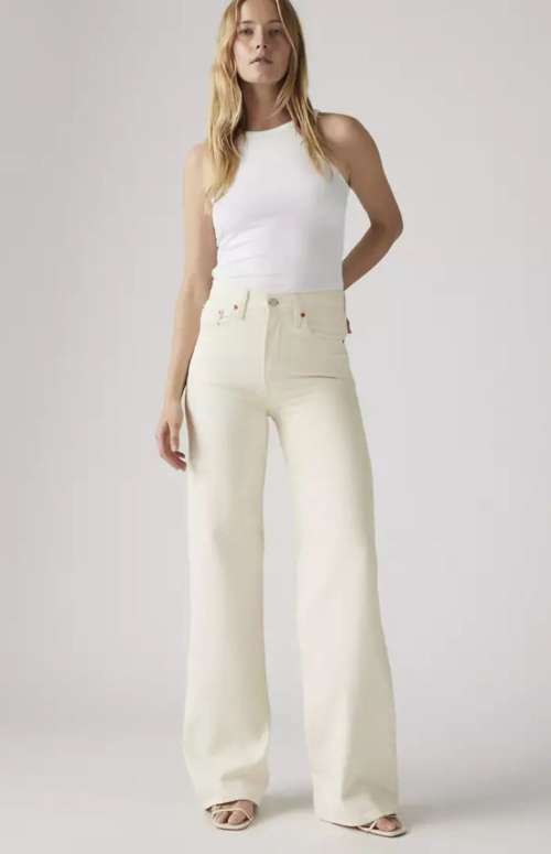RIBCAGE WIDE LEG JEANS
