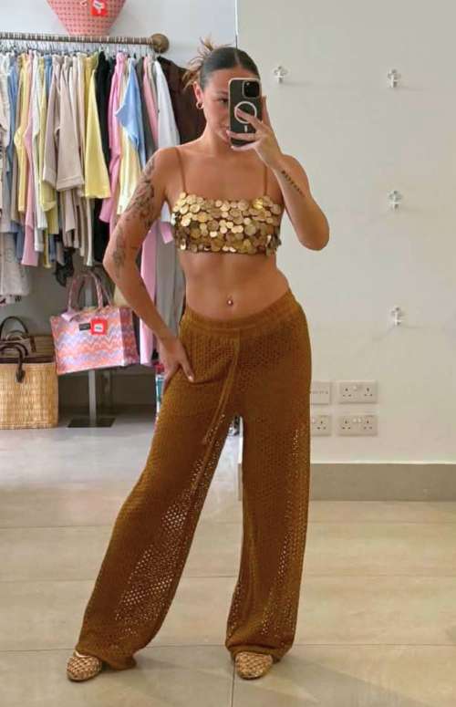 CO-ORD SEQUIN | CROP TOP & PANTS