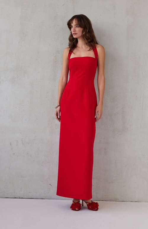 ALBA DRESS | PASSION RED