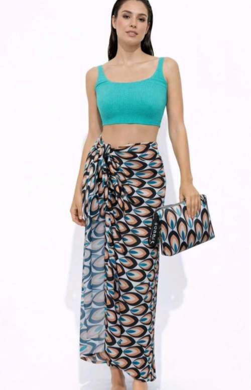 PAREO SET BALI - PAREO & POUCH & CLUTCH