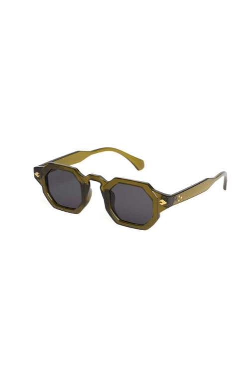 BRENDA SUNGLASSES KHAKI/BLACK