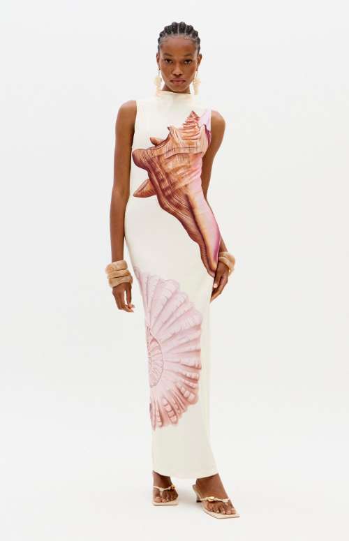 MAXI DRESS WITH PRINT