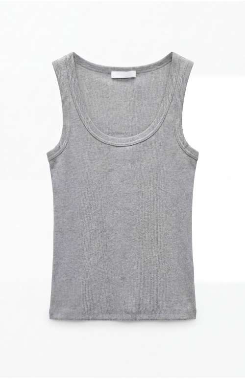 RIBBED TANK TOP