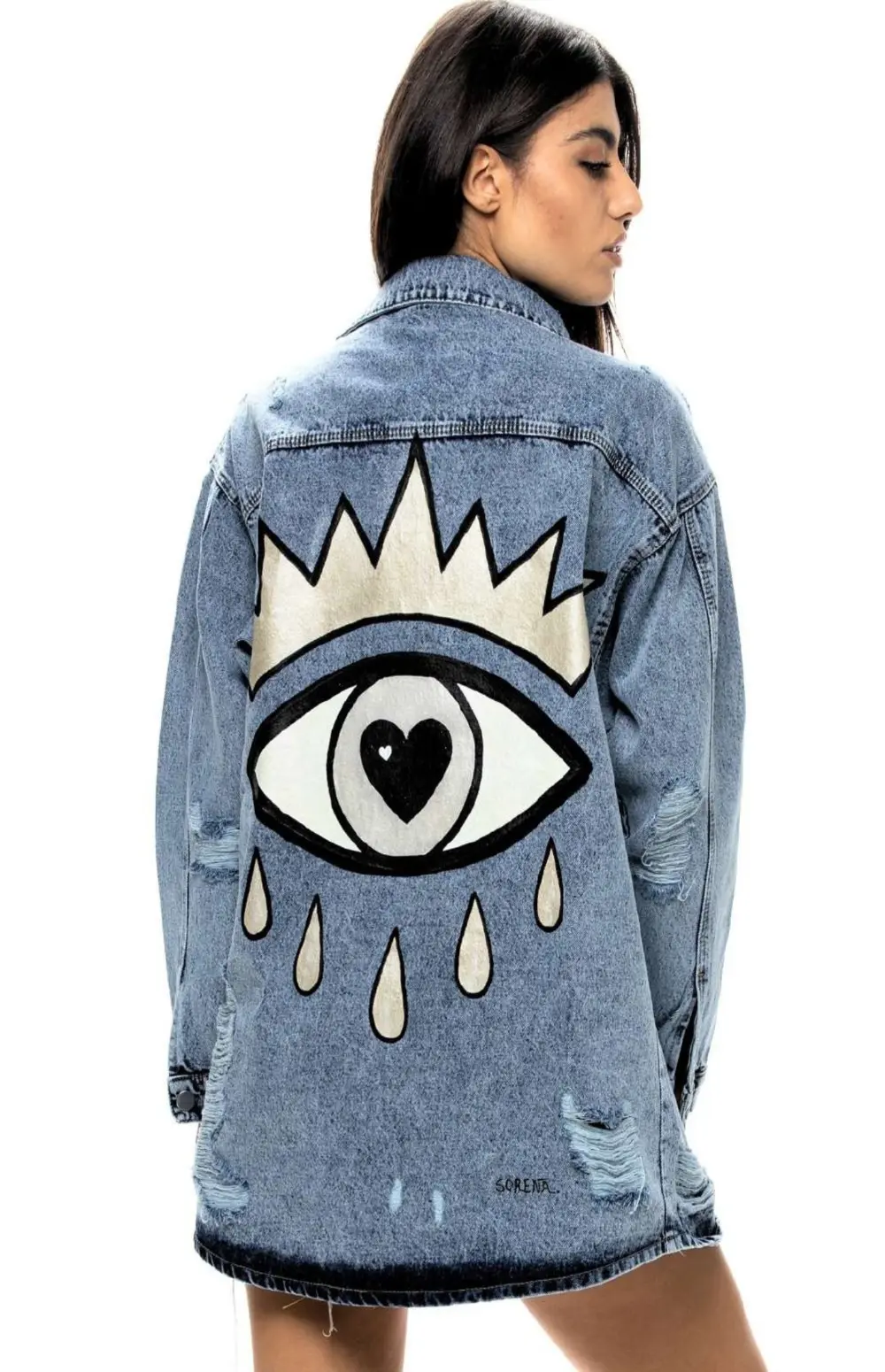 HANDMADE OVERSIZED DENIM JACKET
