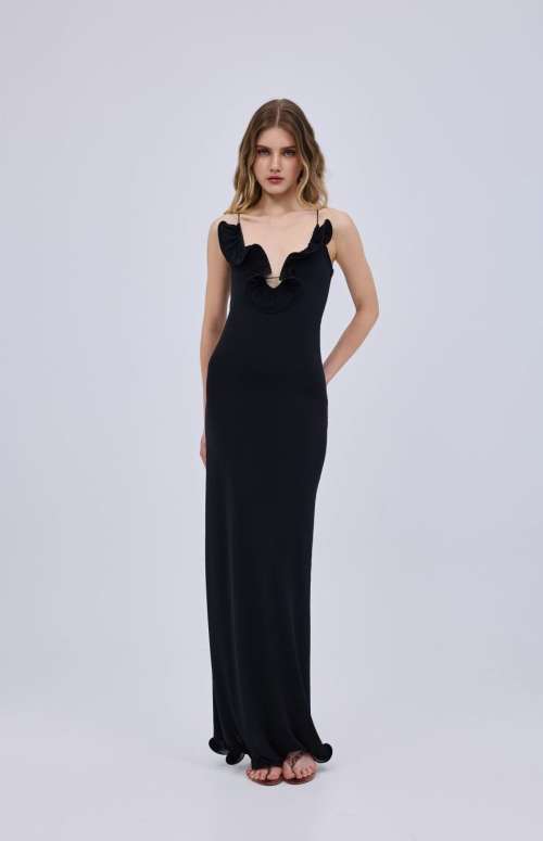 MAXI HILL DRESS BLACK - NEW