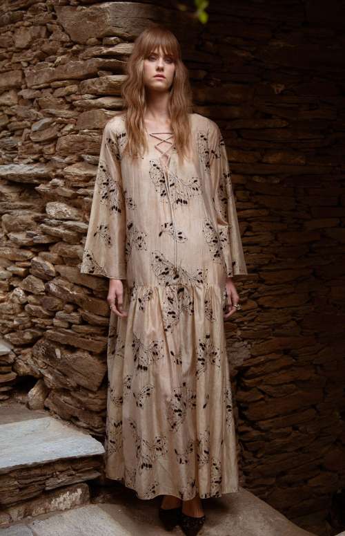 GLIMMER DRESS | EMBROIDERED FLORAL SEQUINED