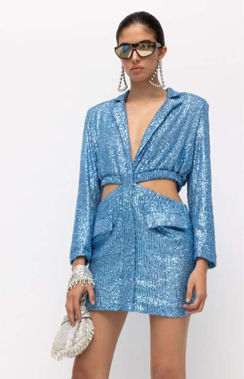 HYDRA SEQUIN BLAZER DRESS
