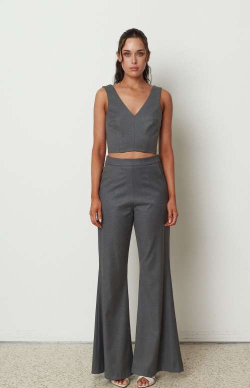 BOLD WIDE LEG FLARED PANTS